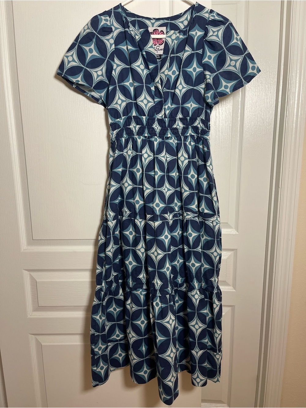 Lesley Evers The Genevieve Linen Blend Dress Size XS